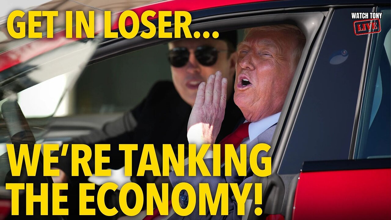 Elon’s Stock TANKS, Trump SELLS Teslas | The Tony Michaels Podcast #858