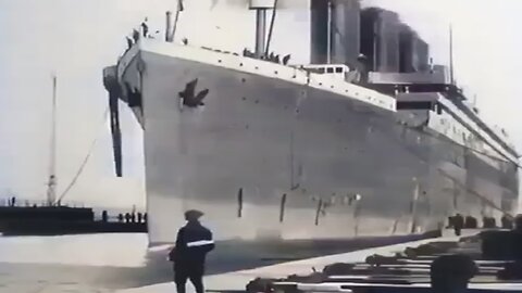 THE REAL TITANIC FILMED IN 1912