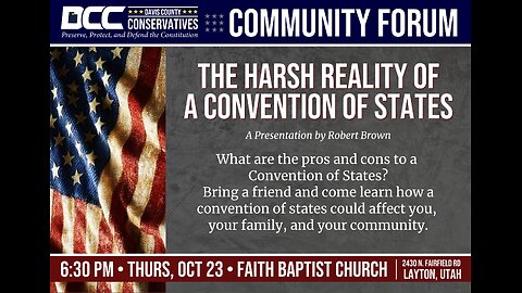 2025.10.23 DCC - The Harsh Reality of a Convention of States