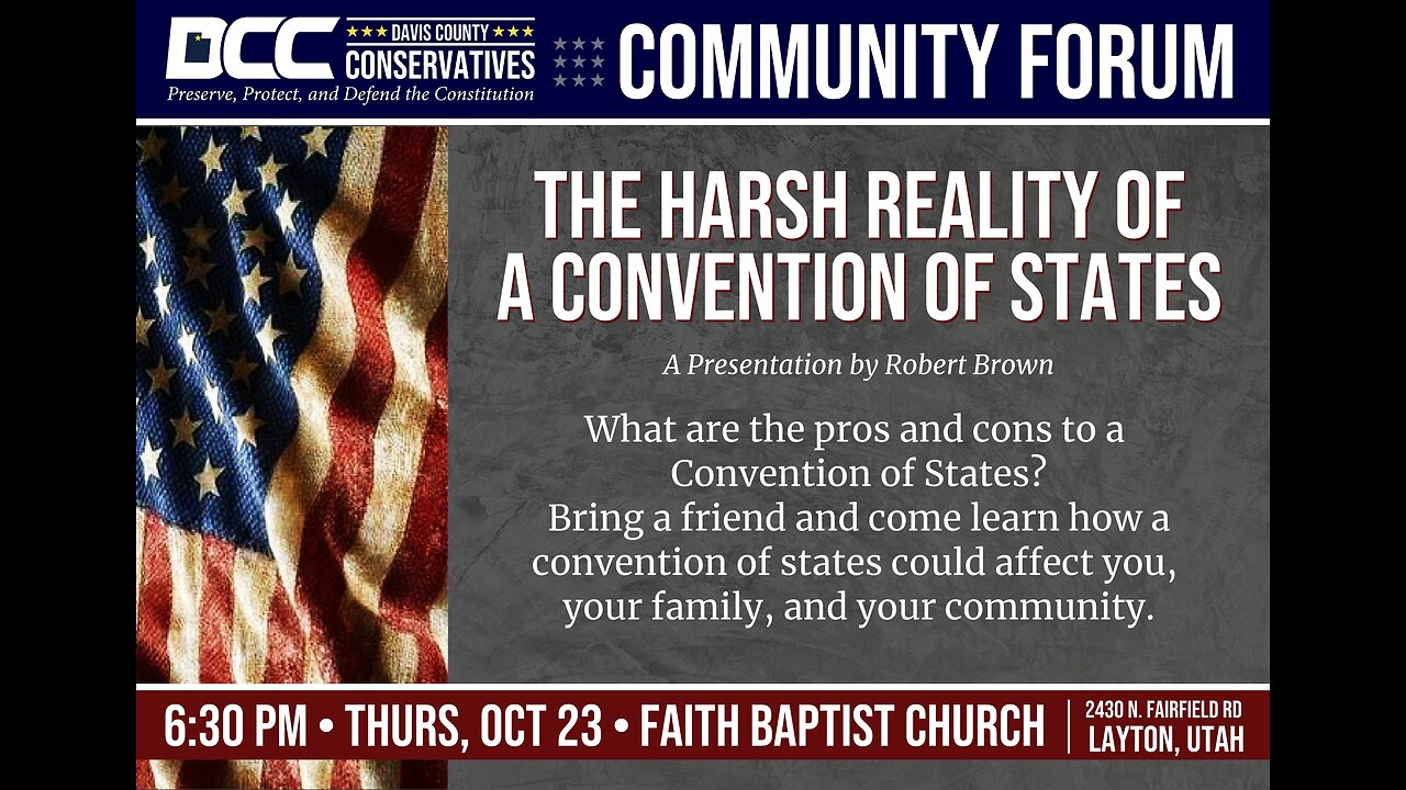 2025.10.23 DCC - The Harsh Reality of a Convention of States