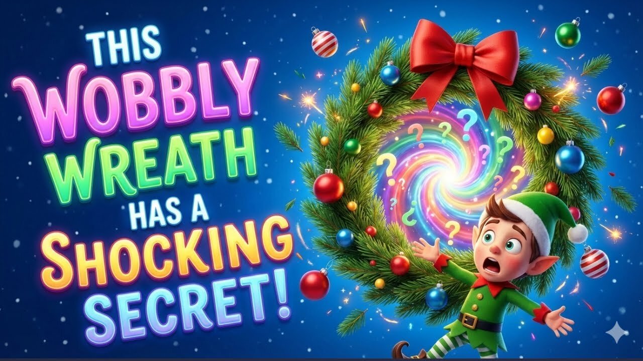 This Wobbly Wreath Has a SHOCKING Secret!