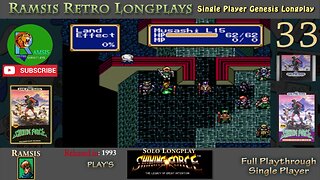 Shining Force | 1993 | GEN | Episode 33 | Full Playthrough and Let's Play | Chapter 8 | #33