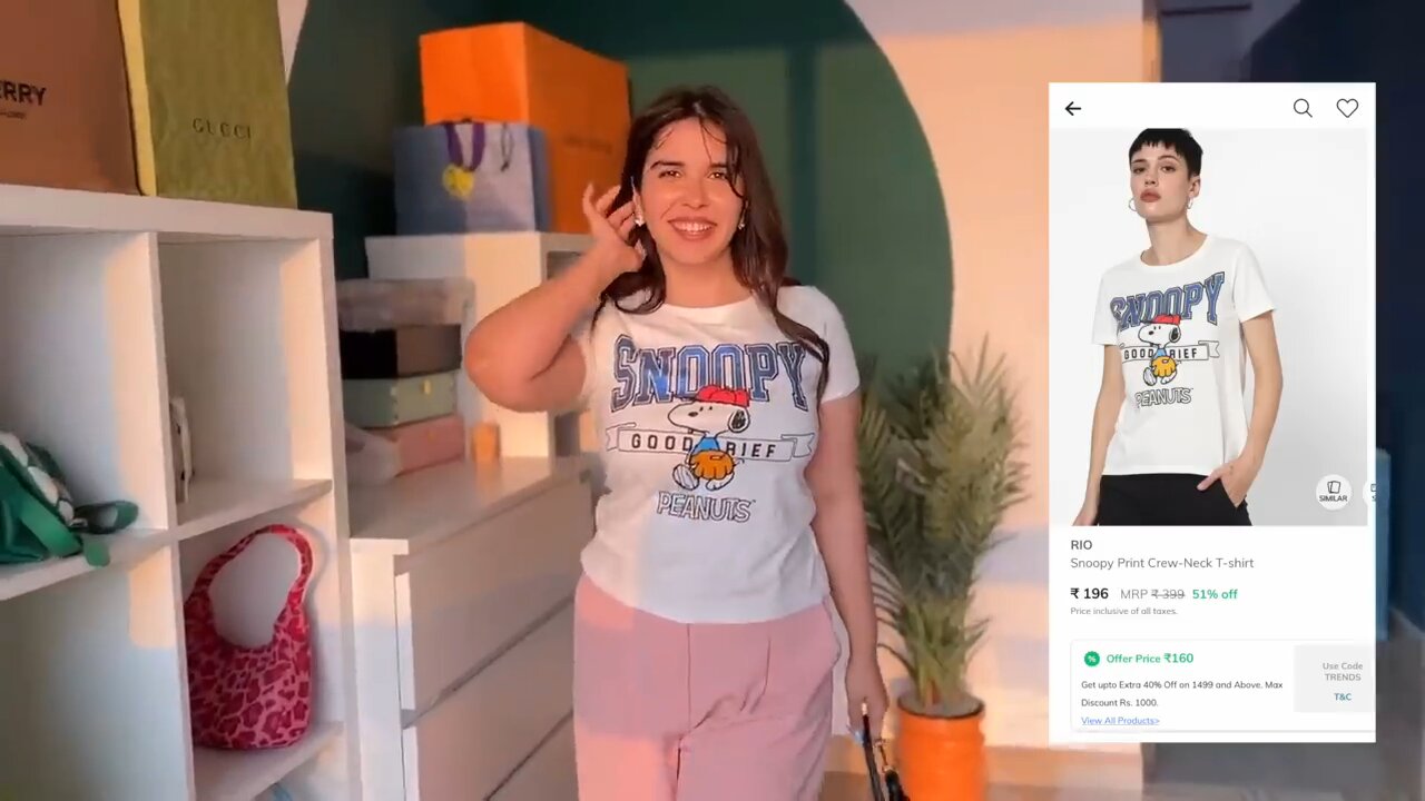 Ajio Tops & T shirts Haul under Rs 200! | Heli Ved