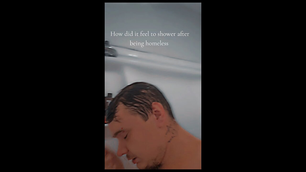 This was a huge struggle while homeless #shower #fyp #ct