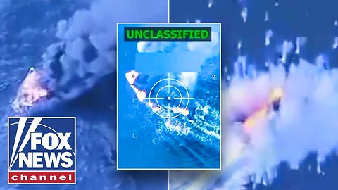 WATCH: US strikes drug smuggling boat near Venezuela