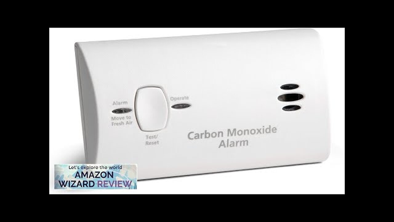 Kidde Carbon Monoxide Detector Battery Powered CO Alarm with LEDs Test-Reset Button Review