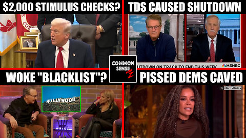 Trump Floats $2K Stimulus, MSNBC Says Dems Got Nothing, Maher Exposes Hollywood, Sunny Blasts Dems