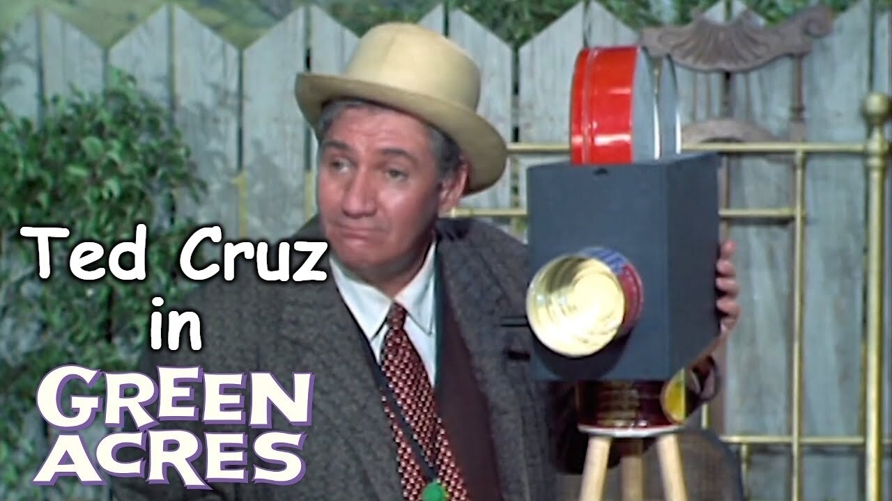 Ted Cruz as Snake Oil Salesman Mr. Haney From Green Acres