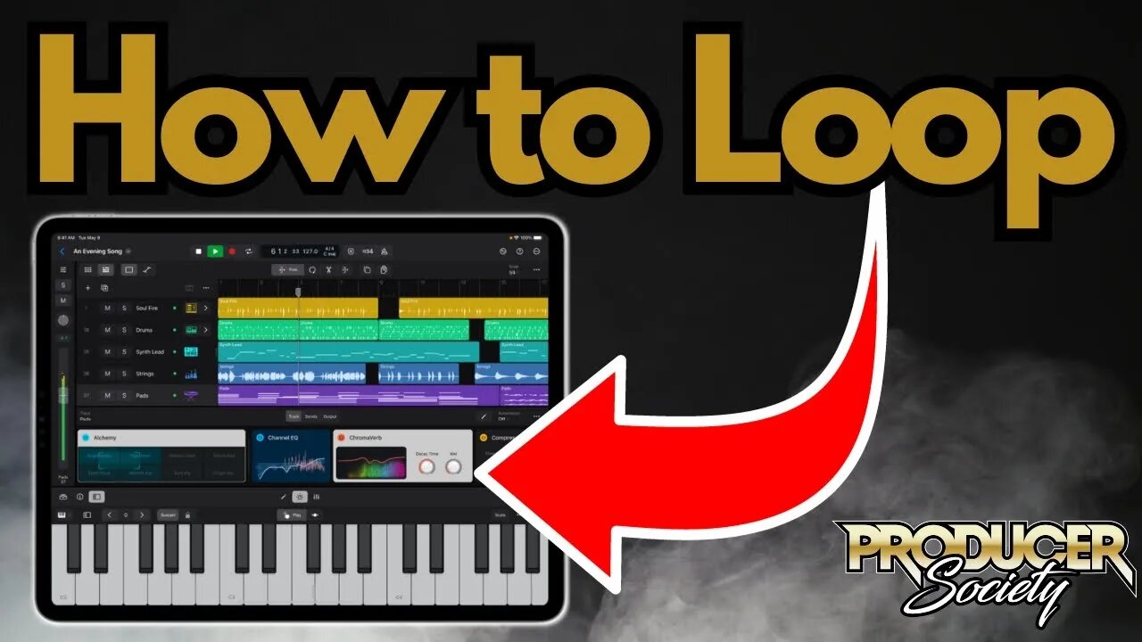 How to Loop in Logic Pro for iPad & Import Files
