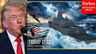 BREAKING: Trump Announces New "Trump Class" Battleships, Then Takes Questions From Reporters