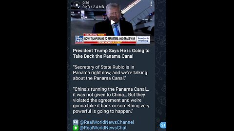News Shorts: Trump talks Panama Canal