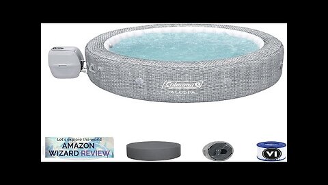 Coleman SaluSpa Sicily AirJet 7 Person Inflatable Hot Tub Round Portable Outdoor Review