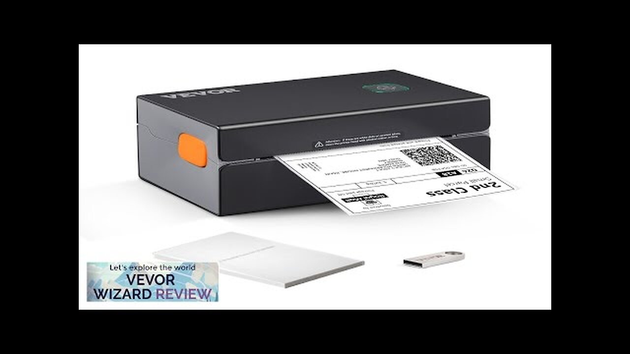 VEVOR 300DPI Bluetooth Thermal Label Printer w/Auto Recognition & Rohm Printer Head Review