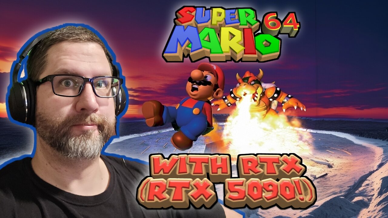 Super Mario 64 with RTX Raytracing!? (RTX 5090)