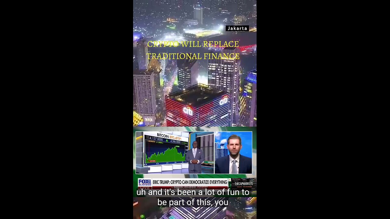 CRYPTO WILL REPLACE TRADITIONAL FINANCE