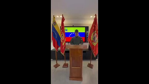 Venezuela's Defense Minister released a video message, declaring that «the Venezuelan people