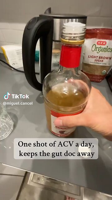 Take a shot of ACV a day
