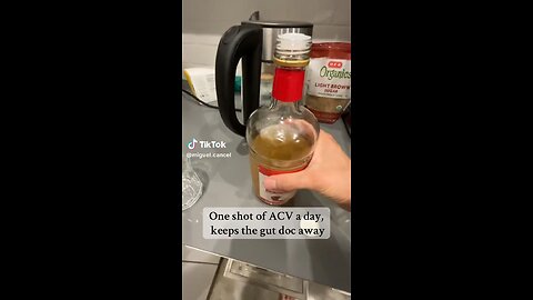 Take a shot of ACV a day
