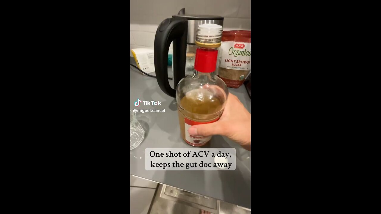 Take a shot of ACV a day