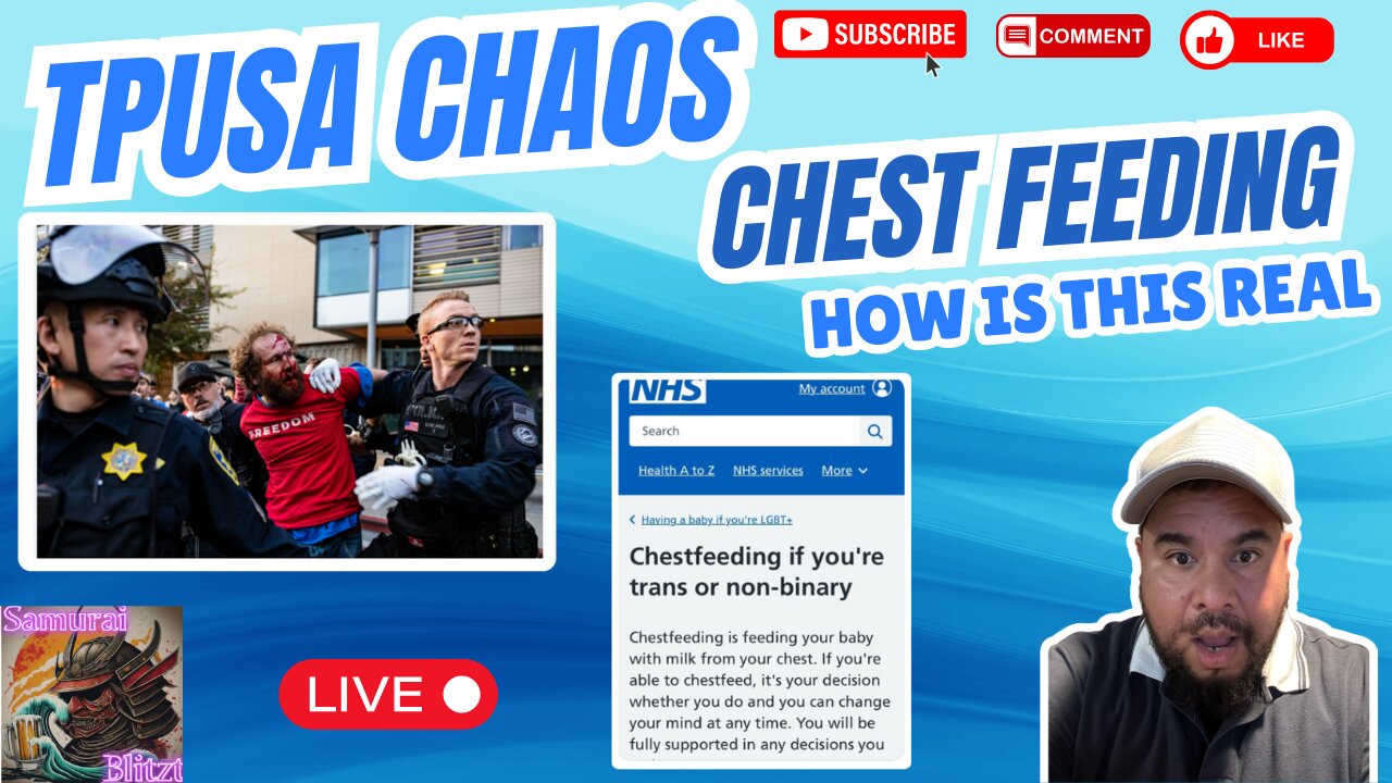 TPUSA Berkley Riot and Chest Feeding Is As Good As Breat Feeding? WTF