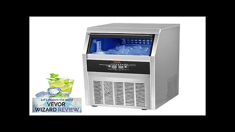 VEVOR Commercial Ice Maker Machine 132 lbs/24h Stainless Steel Under Counter Ice Review