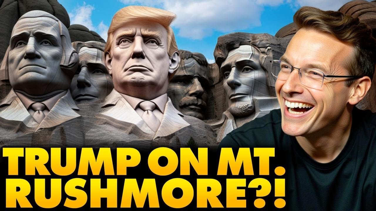 Trump Adviser Demands Trump Added to MOUNT RUSHMORE, Tells Congress Pass A Law!!