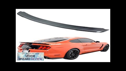 VEVOR Carbon Fiber Rear Spoiler Wing for 2015-2020 Ford Mustang S550 GT Review