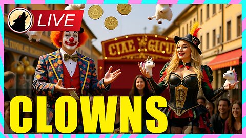 🐺 Bitcoin, Crypto and Trad Markets Friday Clown Show! 🐺🚨LIVESTREAM🚨