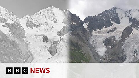 How Switzerland's glaciers have rapidly declined | BBC News