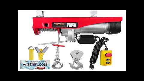 VEVOR 880lbs Electric Hoist with 14ft Wired Remote Control 110V Electric Hoist Review