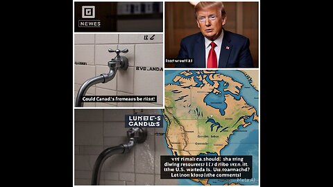 Trump water war with canada