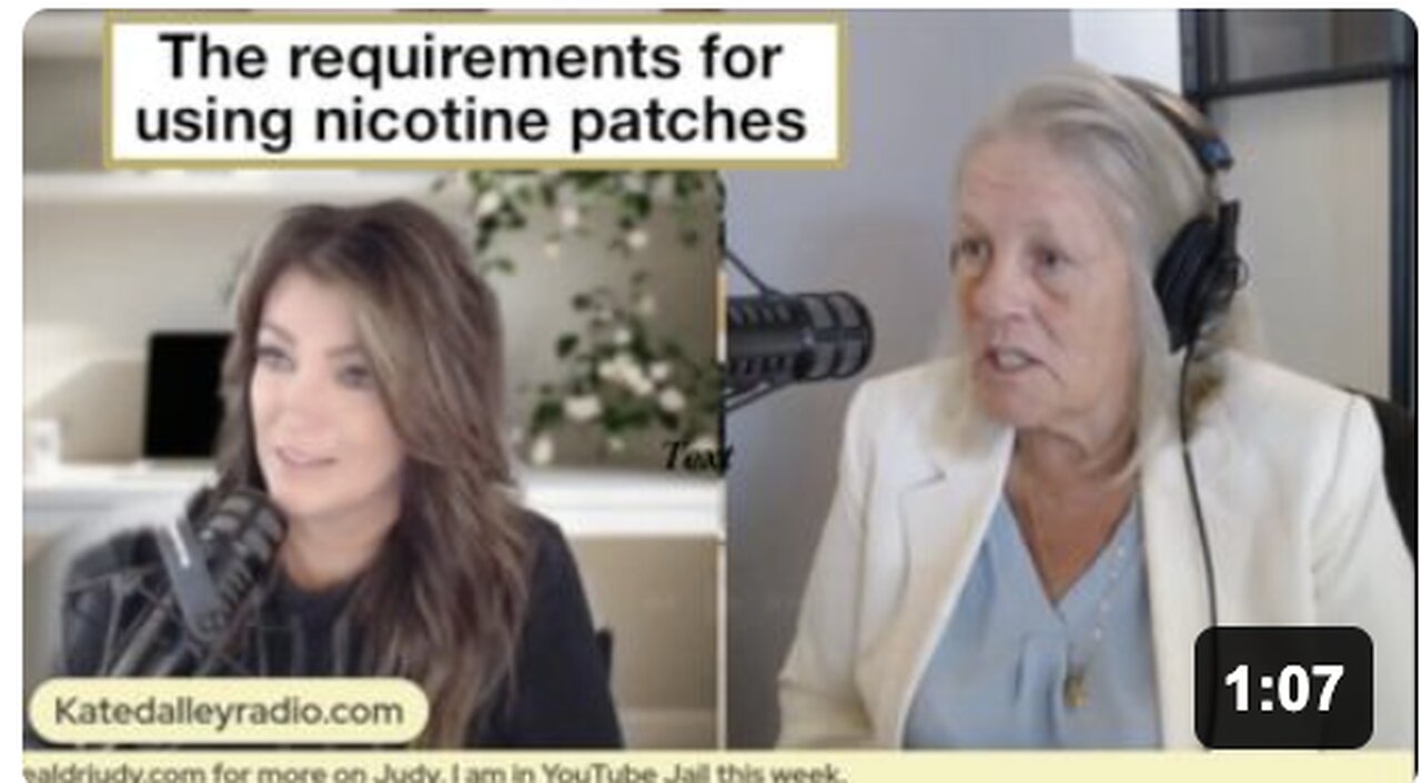 The requirements for using nicotine patches