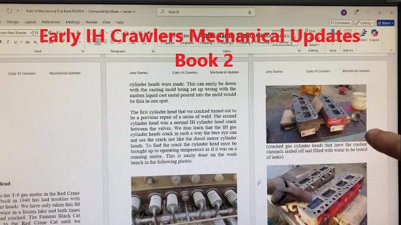 Working on the 2nd Book Early IH Crawlers Mechanical Updates Mar 02 2025