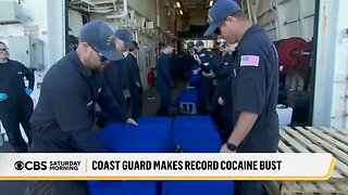 Coast Guard announces largest cocaine seizure in agency history