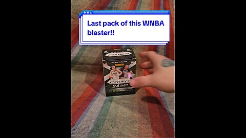 Pack 6 of this 2024-25 WNBA Prizm blaster