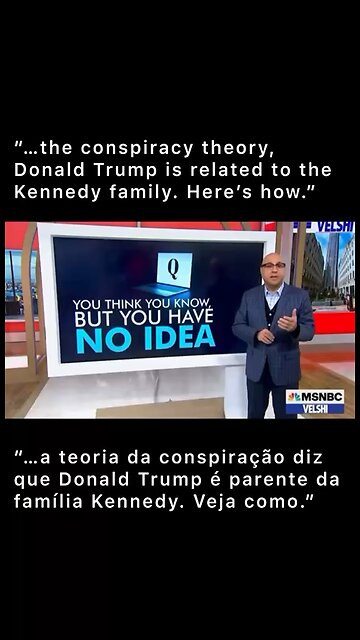 MSNBC Trump Is Related To The Kennedy Family. Good One To See Again