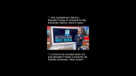 MSNBC Trump Is Related To The Kennedy Family. Good One To See Again
