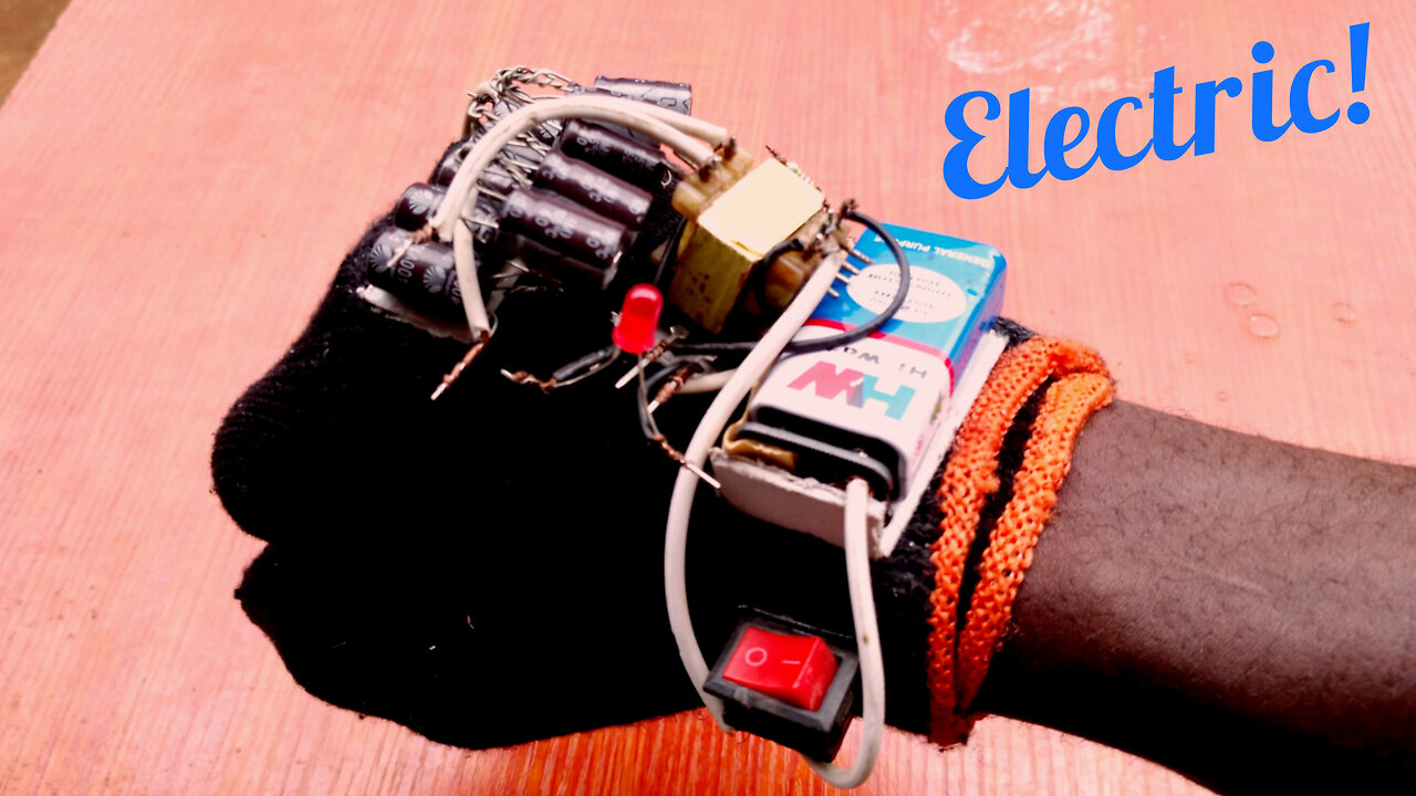 Homemade Electric Shock Gloves - DIY