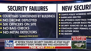 Security failures revealed from day of Charlie Kirk's assassination