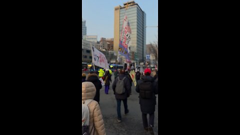 새해 도심 행진. 서울역 출발. 260103