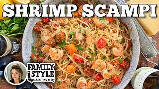 Shrimp Scampi on the Blackstone Griddle