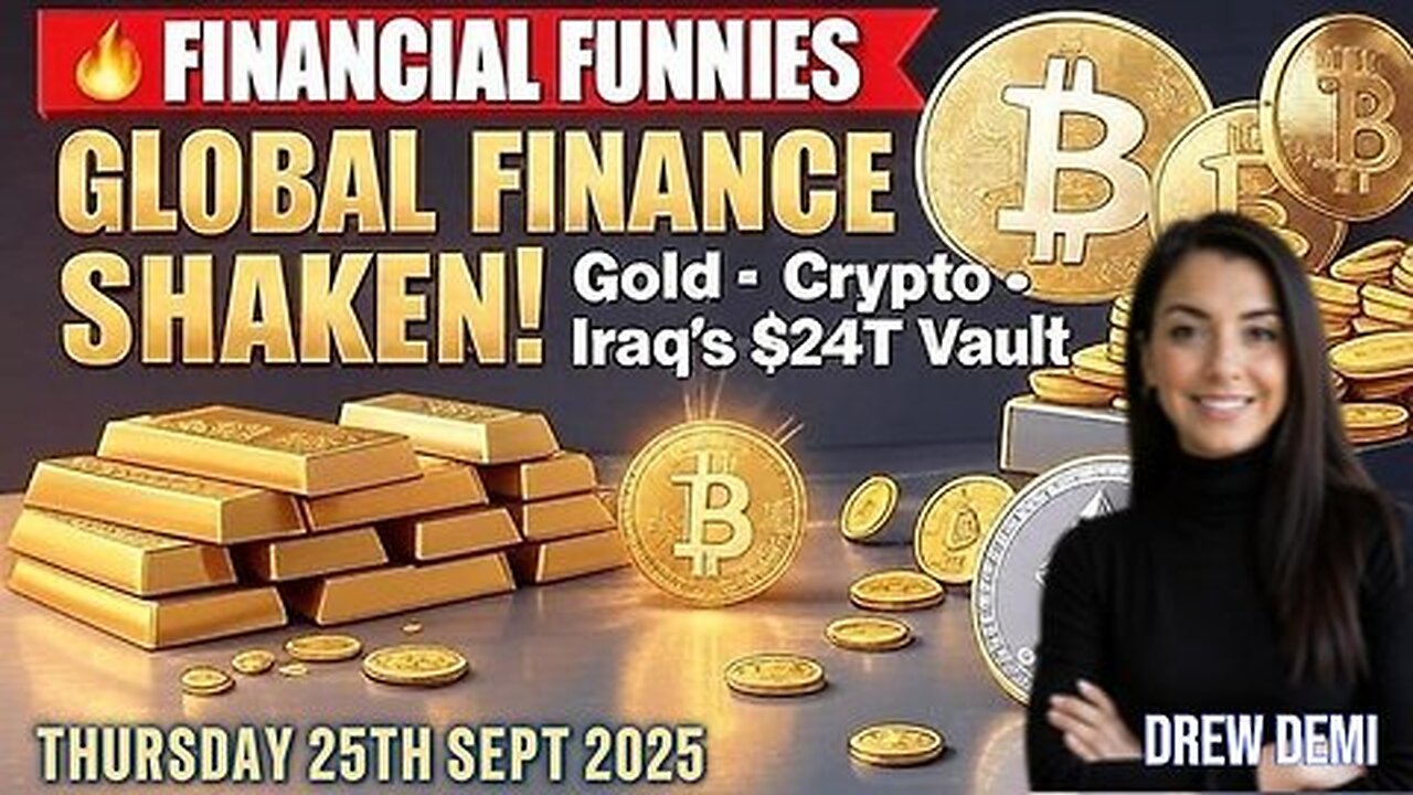 GLOBAL FINANCE SHAKEN! GOLD - CRYPTO - IRAQ'S $24T VAULT WITH DREW DEMI