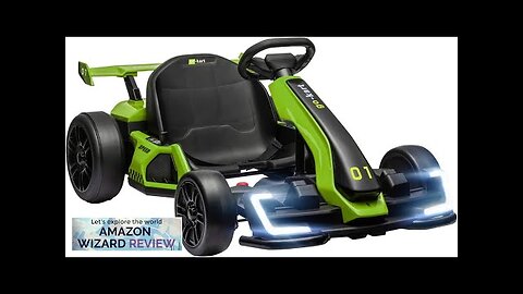 Aosom 24V 7.5 MPH Electric Go Kart with Adjustable Seat Drifting Car Review