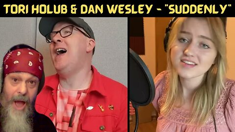 SOOO GOOD!-(REACTION)-Suddenly by Tori Holub & Dan Wesley (Olivia Newton-John & Cliff Richard cover)