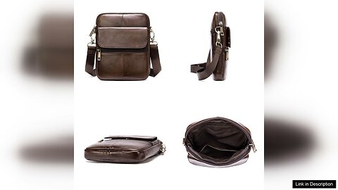 Ekphero Zipper Genuine Leather Messenger Bags Business Small Crossbody Bag Casual Travel Review