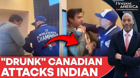 Caught on Camera: "Drunk" Canadian Assaults Indian Man in McDonald's | Firstpost America | N18G