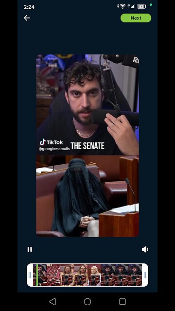 Pauline Hanson, a right-wing Australian senator and leader of the One Nation party, has worn a burqa