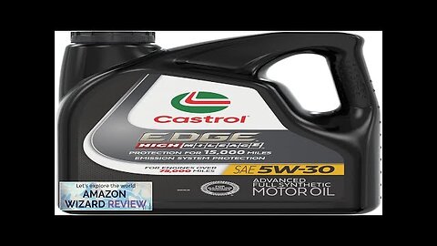 Castrol Edge High Mileage 5W-30 Advanced Full Synthetic Motor Oil 5 Quarts Review