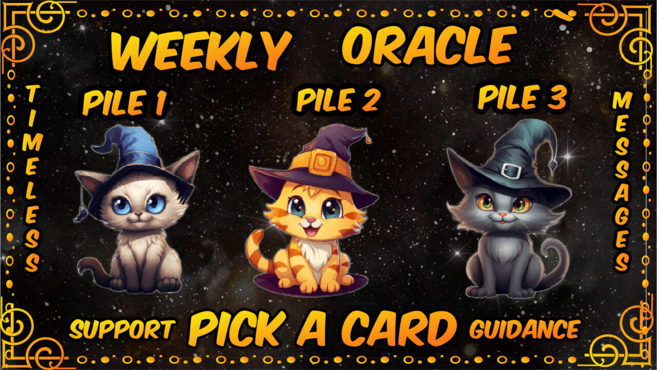 Pick A Card Oracle & Tarot Reading🕛Timeless Messages From The Universe🌌Weekly Guidance & Support