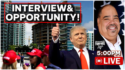 PRESIDENT TRUMP INTERVIEW WITH MARIA BARTIROMO! THEN WE TALK MONEY AND OPPORTUNITY!